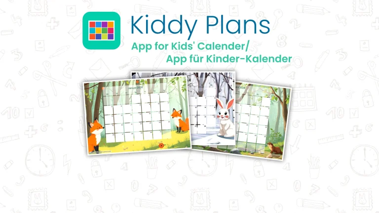 App „Kiddy Plans“: Kalender für Kinder