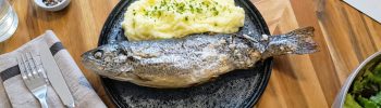 Forelle mit Kartoffelbrei