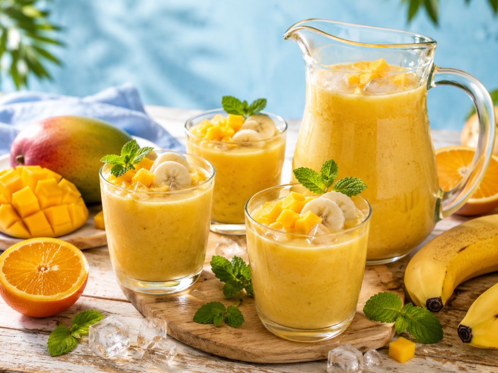 Mango-Bananen-Smoothie mit Joghurt