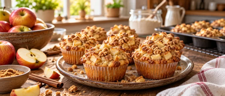 Apfel-Streusel-Muffins für Kinder